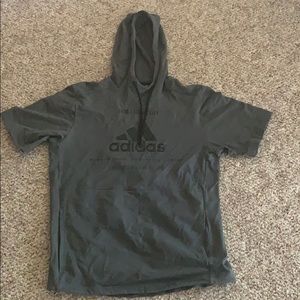 Adidas T shirt with hood